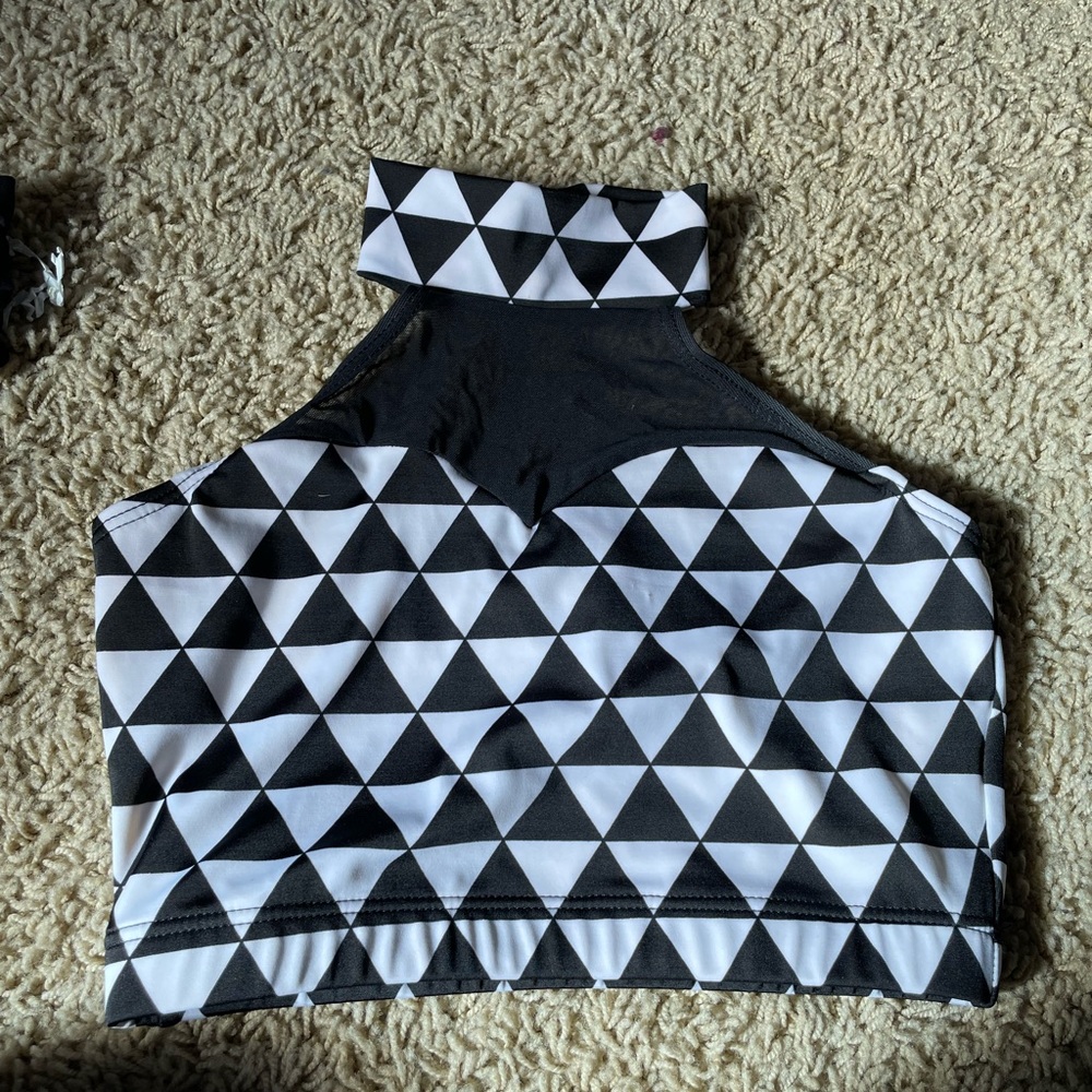 Cropped performance top